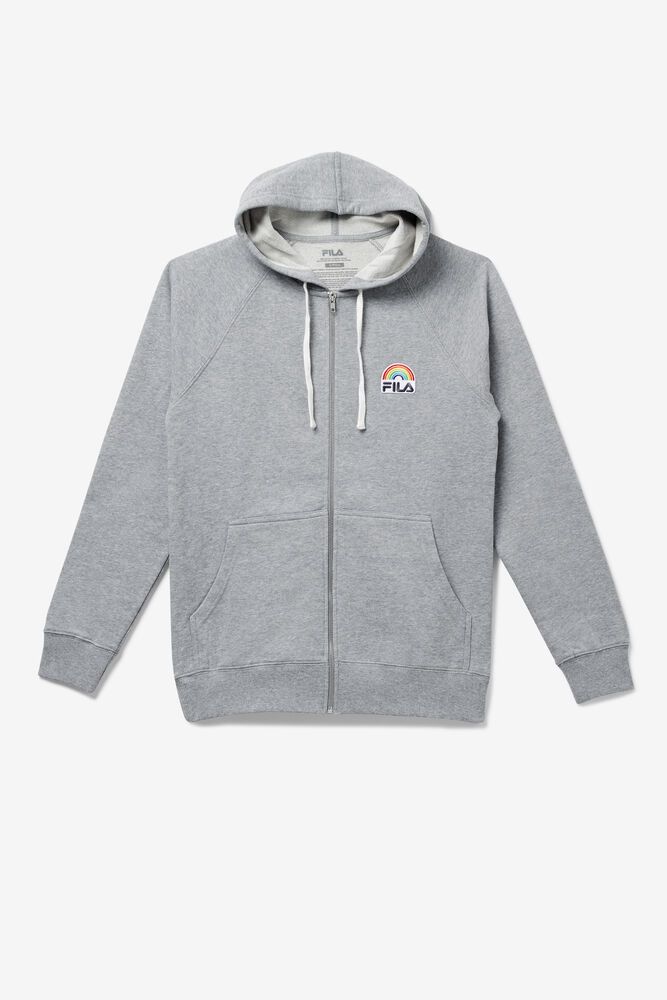 Fila Paper X | Archer Grey Hoodie Mens - NZ 47165-EAXK